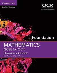 bokomslag GCSE Mathematics for OCR Foundation Homework Book