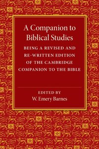 bokomslag A Companion to Biblical Studies