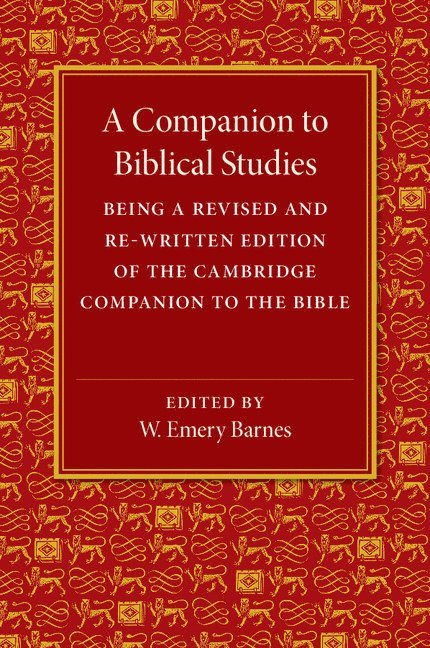 A Companion to Biblical Studies 1