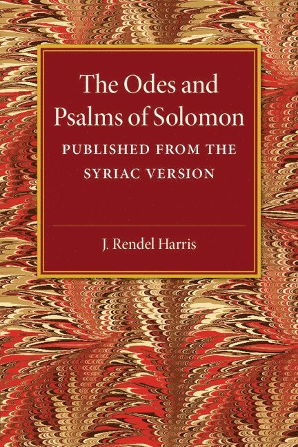 The Odes and Psalms of Solomon 1