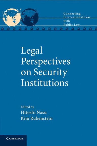 bokomslag Legal Perspectives on Security Institutions