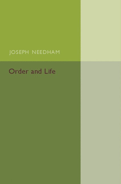 Order and Life 1