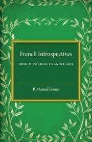 P. Mansell Jones - French Introspectives, Häftad
