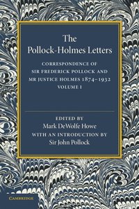 bokomslag The Pollock-Holmes Letters: Volume 1
