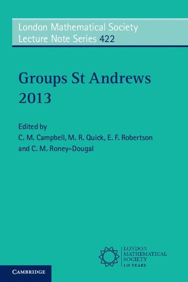 bokomslag Groups St Andrews 2013