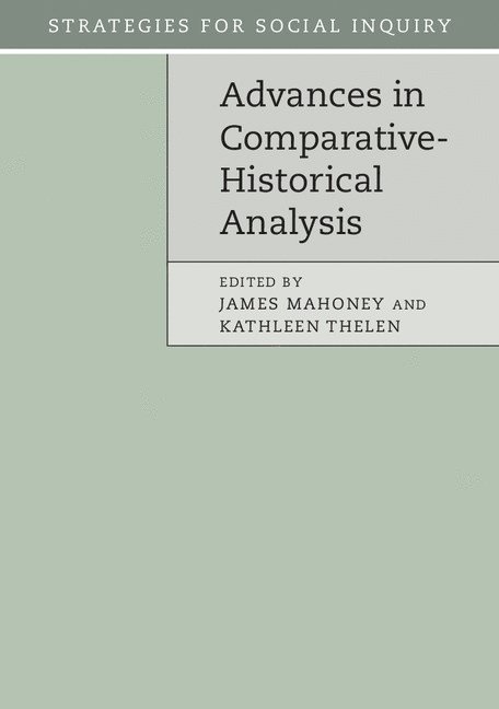 Advances in Comparative-Historical Analysis 1