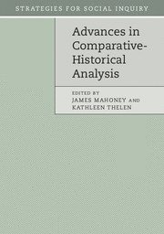 Advances in Comparative-Historical Analysis 1