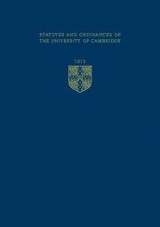 bokomslag Statutes and Ordinances of the University of Cambridge 2015