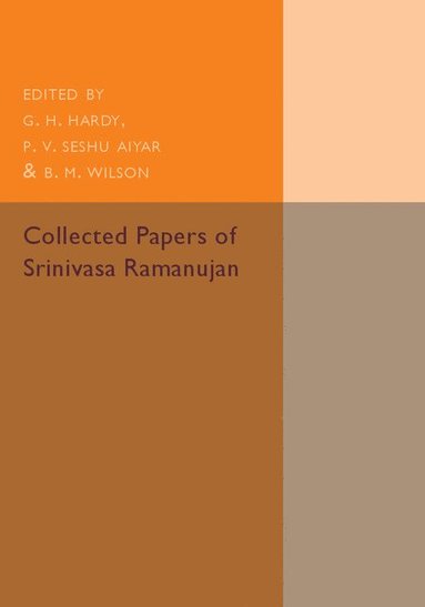 bokomslag Collected Papers of Srinivasa Ramanujan