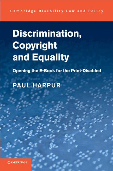 Paul Harpur - Discrimination, Copyright and Equality, Häftad