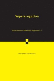 bokomslag Supererogation