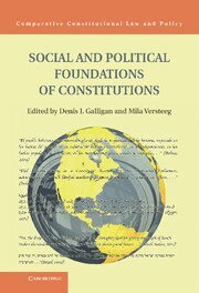 Denis J. Galligan, Mila Versteeg - Social and Political Foundations of Constitutions, Häftad