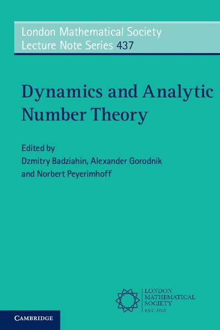 Dynamics and Analytic Number Theory 1