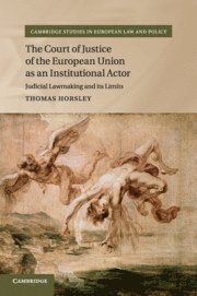 bokomslag Court of Justice of the European Union as an Institutional Actor