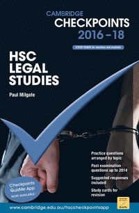 bokomslag Cambridge Checkpoints HSC Legal Studies 2016-18