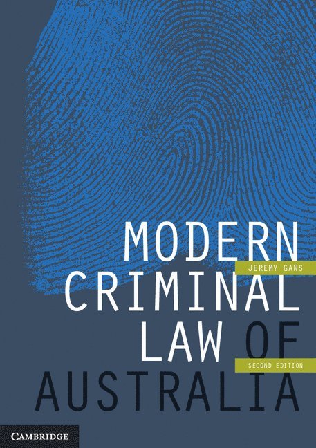 Modern Criminal Law of Australia 1