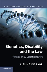 bokomslag Genetics, Disability and the Law