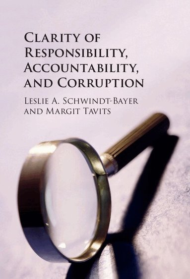 Leslie A. Schwindt-Bayer, Margit Tavits - Clarity of Responsibility, Accountability, and Corruption, Häftad