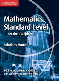 bokomslag Mathematics for the IB Diploma Standard Level Solutions Manual