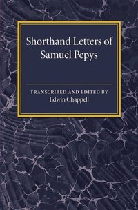 bokomslag Shorthand Letters of Samuel Pepys