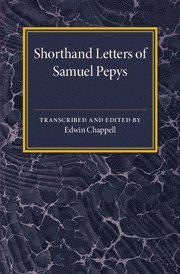 bokomslag Shorthand Letters of Samuel Pepys