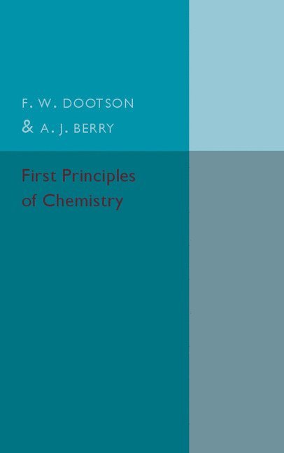 First Principles of Chemistry 1