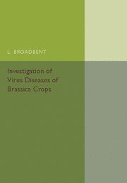 bokomslag Investigation of Virus Diseases of Brassica Crops