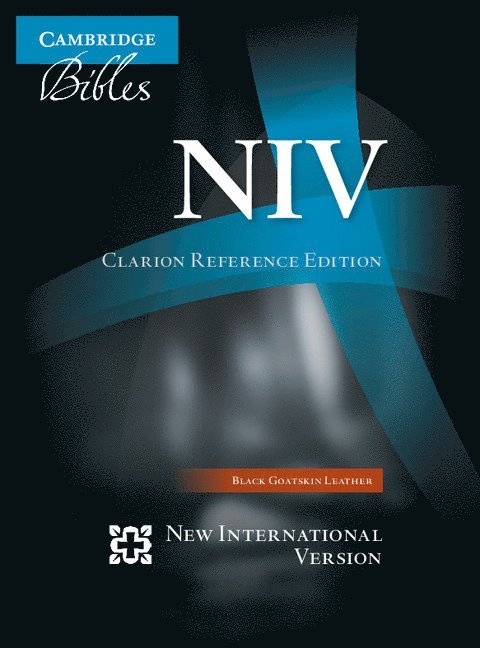 NIV Clarion Reference Bible, Black Edge-lined Goatskin Leather, NI486:XE
