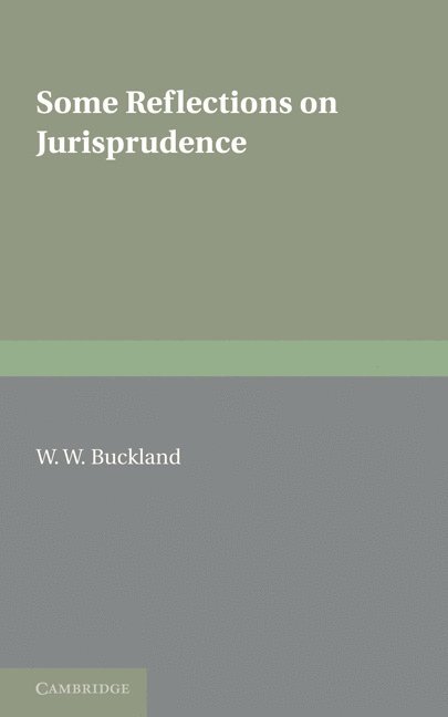 Some Reflections on Jurisprudence 1