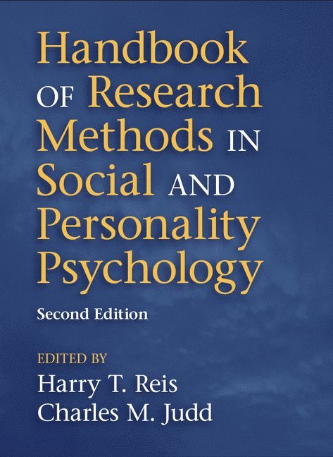 Handbook of Research Methods in Social and Personality Psychology 1