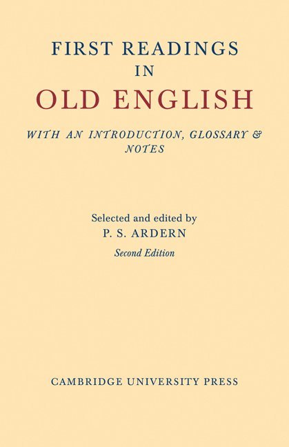 First Readings in Old English 1