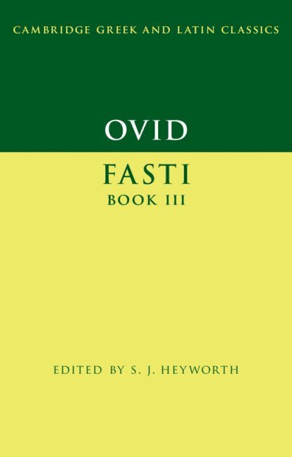 Ovid: Fasti Book 3 1