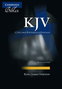 bokomslag KJV Concord Reference Bible, Black Calf Split Leather, Red-letter Text, Thumb Index, KJ564:XRI