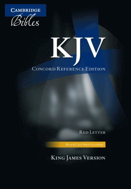 KJV Concord Reference Bible, Black Calf Split Leather, Red-letter Text, Thumb Index, KJ564:XRI 1