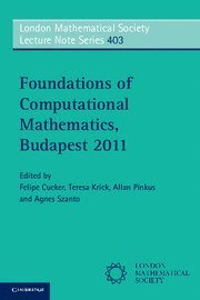 bokomslag Foundations of Computational Mathematics, Budapest 2011