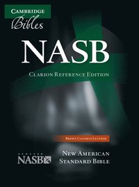 bokomslag NASB Clarion Reference Bible, Brown Calfskin Leather, NS485:X