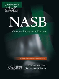 bokomslag NASB Clarion Reference Bible, Black Edge-lined Goatskin Leather, NS486:XE