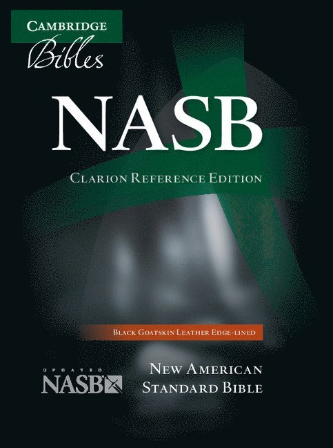 NASB Clarion Reference Bible, Black Edge-lined Goatskin Leather, NS486:XE 1