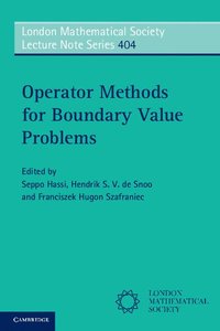 bokomslag Operator Methods for Boundary Value Problems