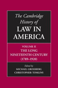 bokomslag The Cambridge History of Law in America