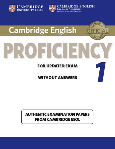 bokomslag Cambridge English Proficiency 1 for Updated Exam Student's Book without Answers