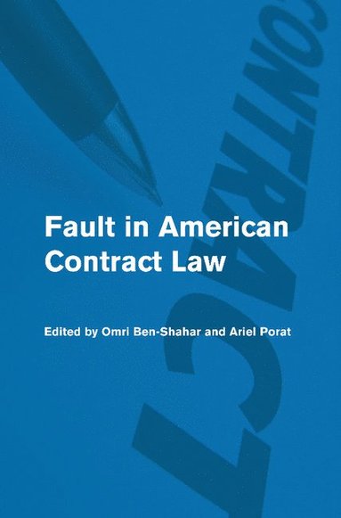 bokomslag Fault in American Contract Law