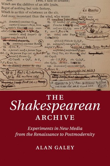 bokomslag Shakespearean Archive