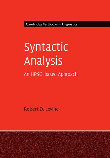 bokomslag Syntactic Analysis