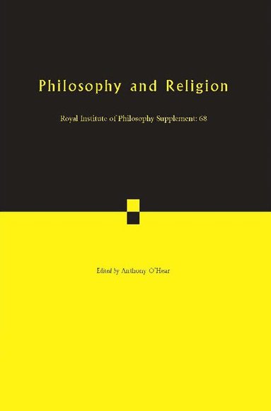 Anthony O'Hear - Philosophy and Religion, Häftad
