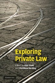 Elise Bant, Matthew Harding, Elise (University of Melbourne) Bant, Matthew (University of Melbourne) Harding - Exploring Private Law, Häftad