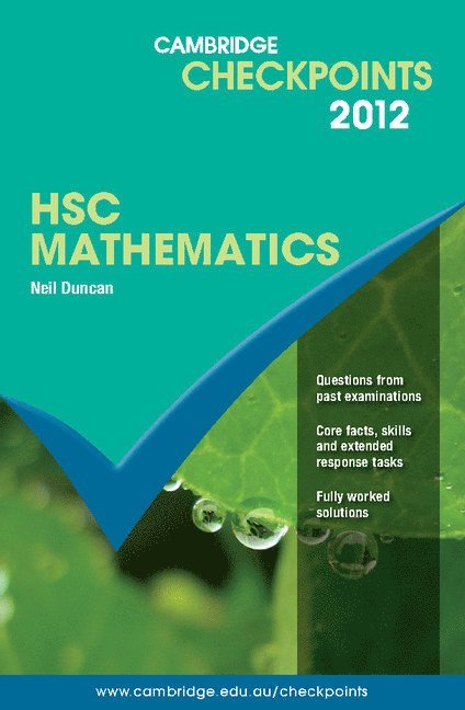 Neil Duncan - Cambridge Checkpoints HSC Mathematics 2012, Häftad