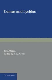John Milton, A. W. Verity - Comus and Lycidas, Häftad
