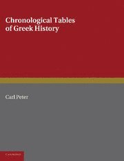 bokomslag Chronological Tables of Greek History