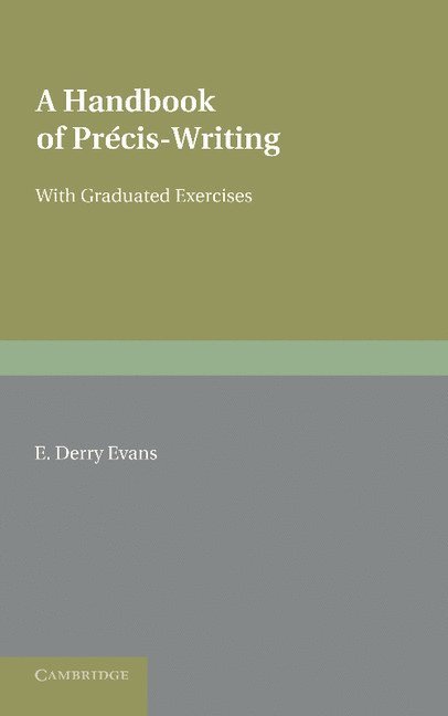 A Handbook of Prcis-Writing 1